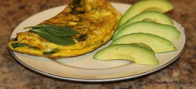 spinach omelette recipe