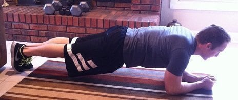 doing planks everyday