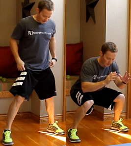 Typical bodyweight squat.