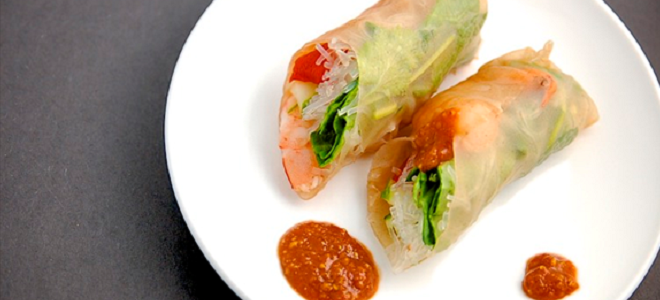 shrimp summer rolls