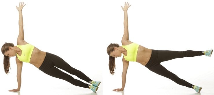 Side Plank Leg Lift