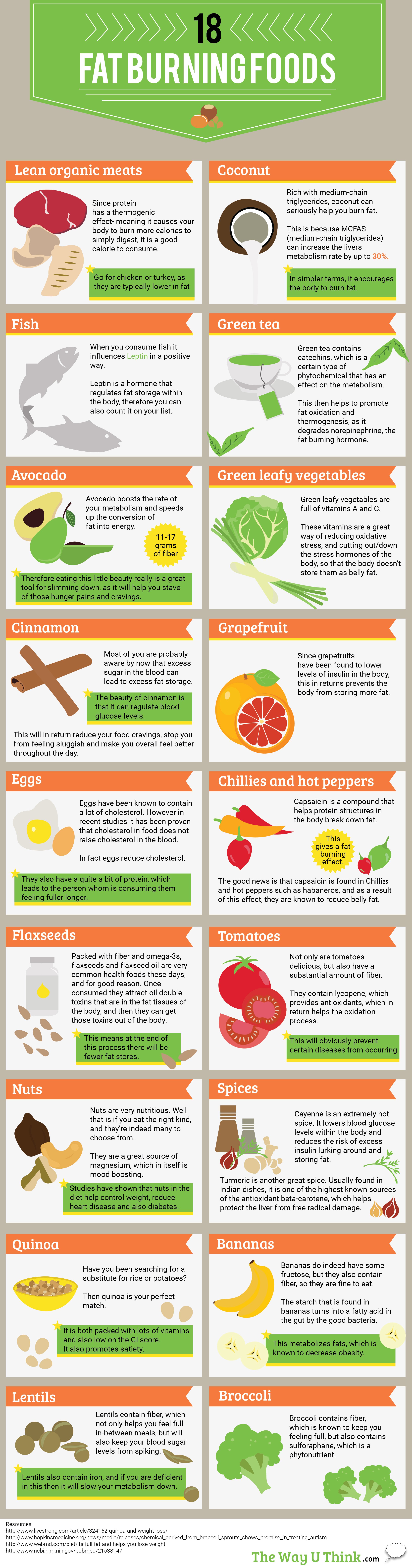 fat burning foods