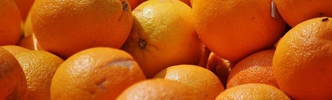 Foods that improve skin health oranges