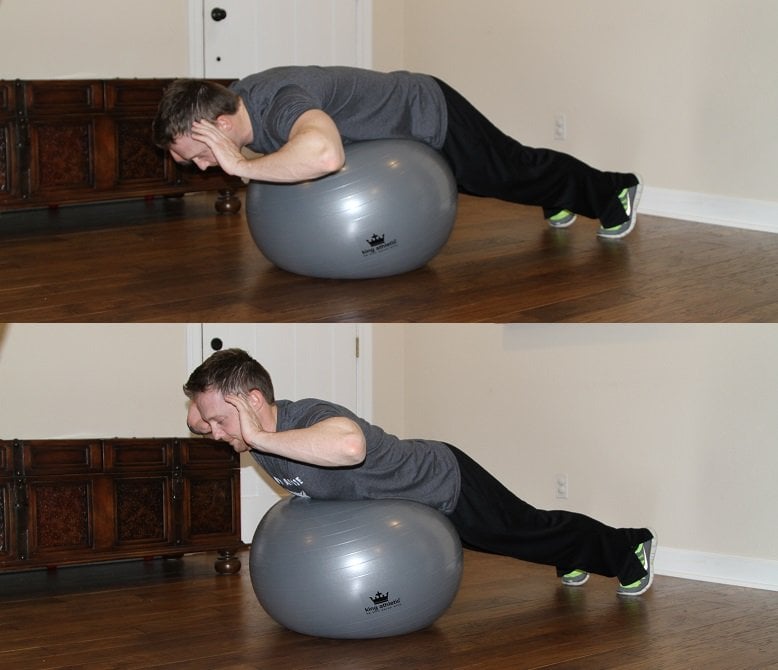 King Athletic Fitness Ball Review Back Extension