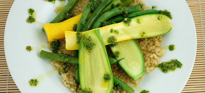 zucchini salsa verde