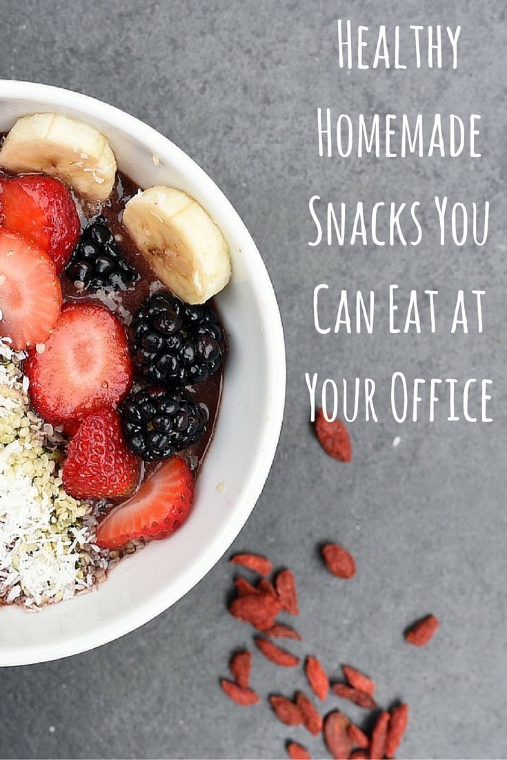 Office Snacks: Homemade Healthy Snacks For Work