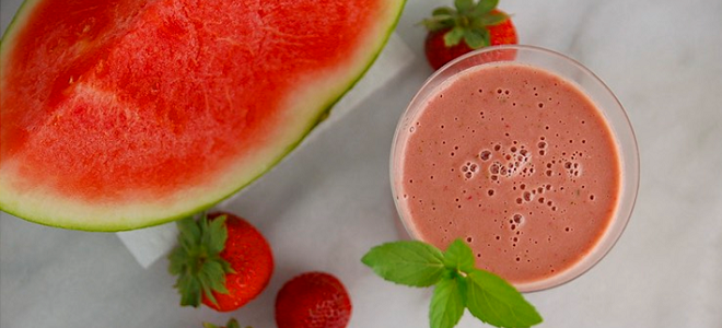 watermelon smoothie