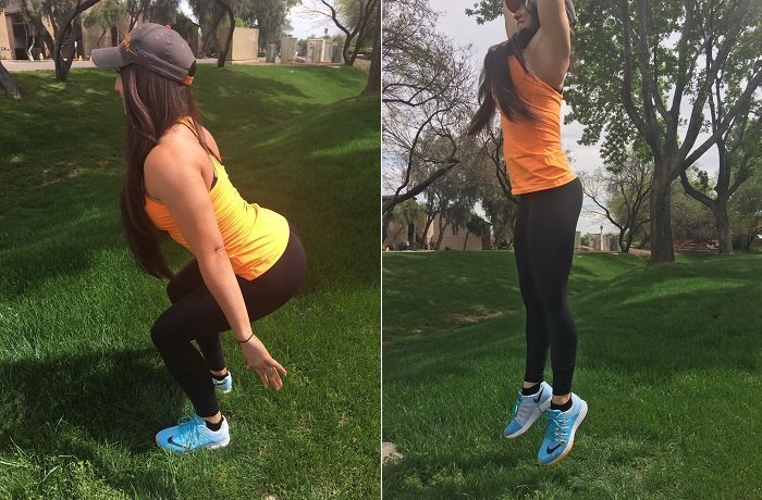 4 Outdoor Exercises for the Spring Season Squat Jumps