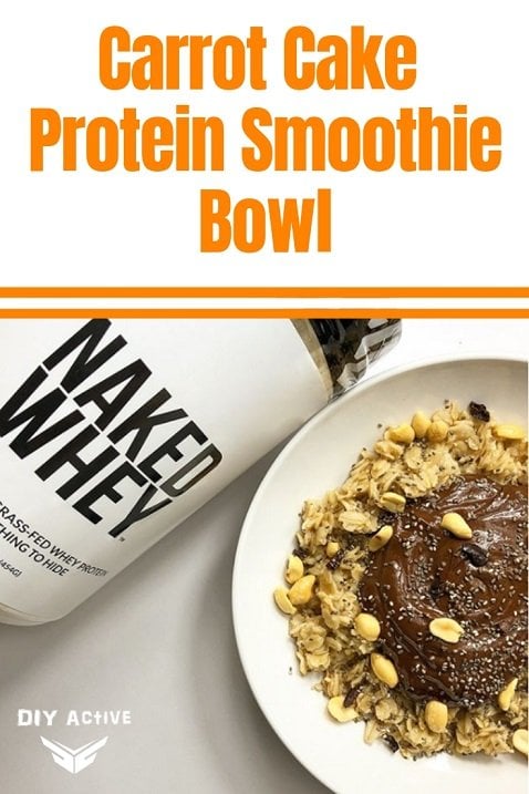 Carrot Cake Protein Smoothie Bowl Recipe