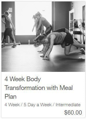 4 Week Body Transformation with Meal Plan DIY Active PulseHIIT