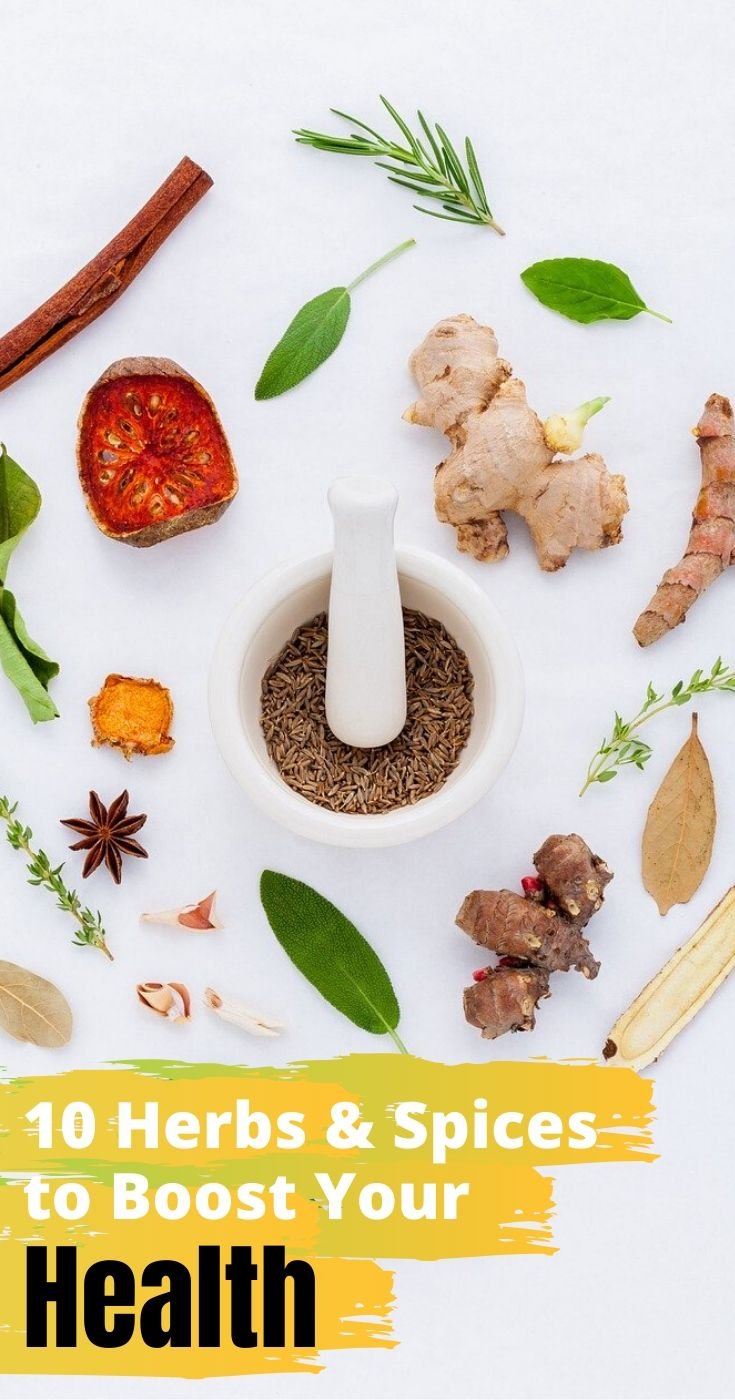 Top 10 Herbs and Spices to Boost Your Health Use Today