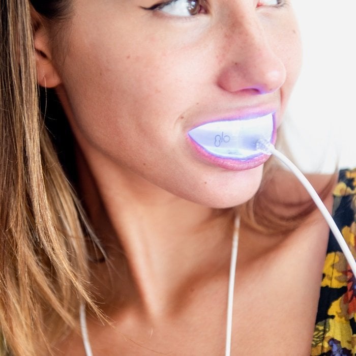 glowing mouthpiece teeth whitening