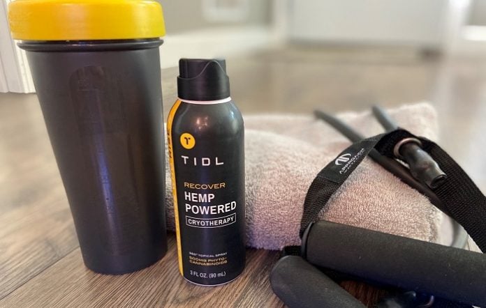 TIDL Review Hemp-Powered Cryotherapy Topical Spray