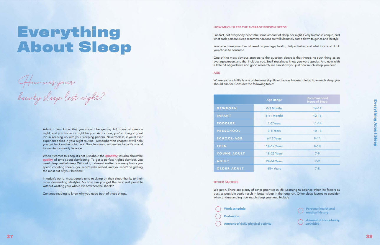 Beyond Body Book Review Everything About Sleep
