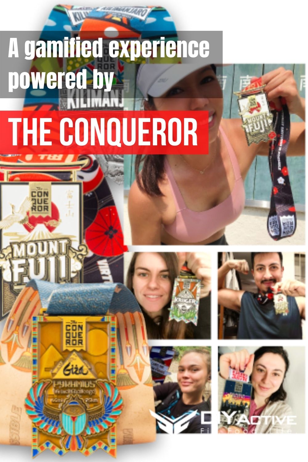 Exercise While Having Fun - A gamified experience powered by The Conqueror