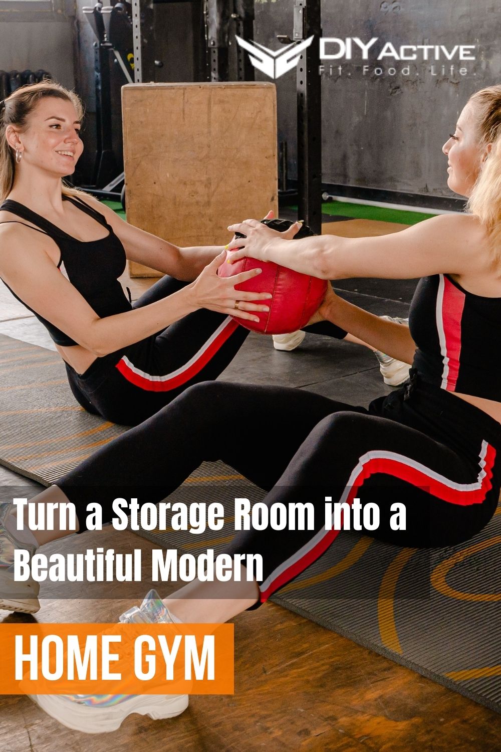 How to Turn a Storage Room into a Beautiful Modern Home Gym 2