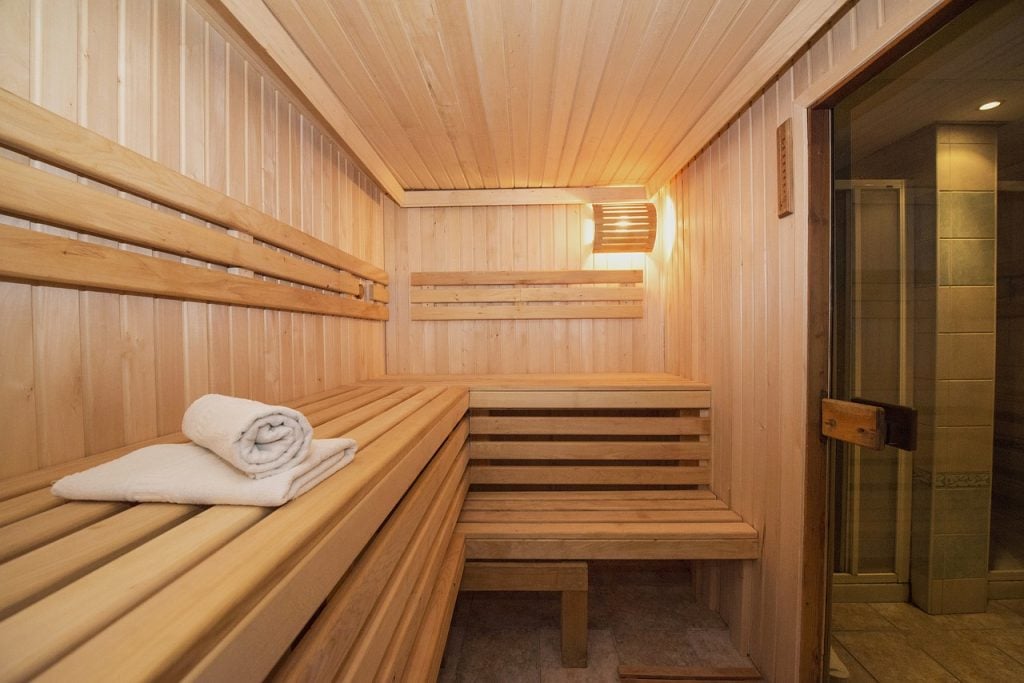 Steps for making sauna