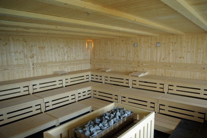 Who installs saunas