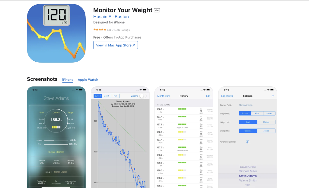 Monitor Your Weight