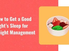 How to get a good night's sleep for weight loss