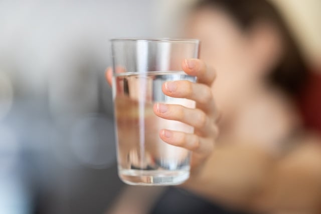 Have a glass of water before eating out