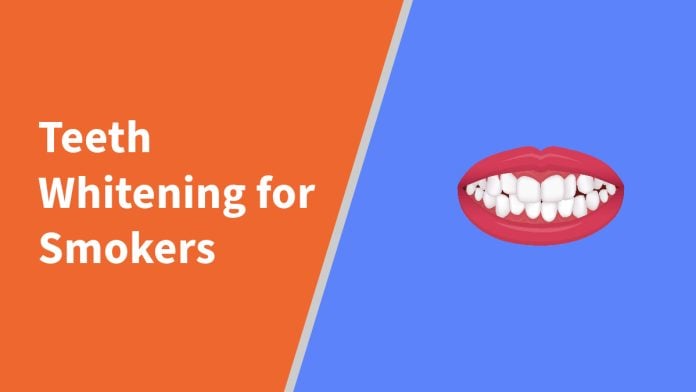 Teeth whitening for smokers